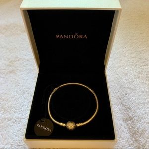 Pandora Moments Sparkling Heart Bracelet